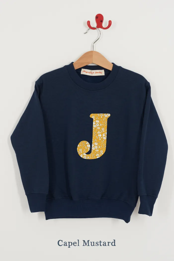 Create Your Own Personalised or Age Navy Sweatshirt