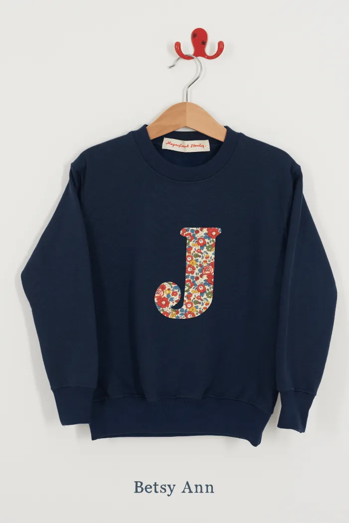 Create Your Own Personalised or Age Navy Sweatshirt