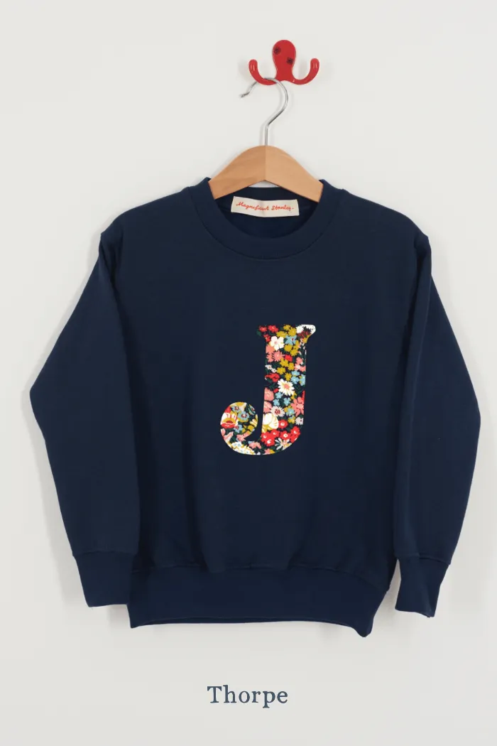 Create Your Own Personalised or Age Navy Sweatshirt