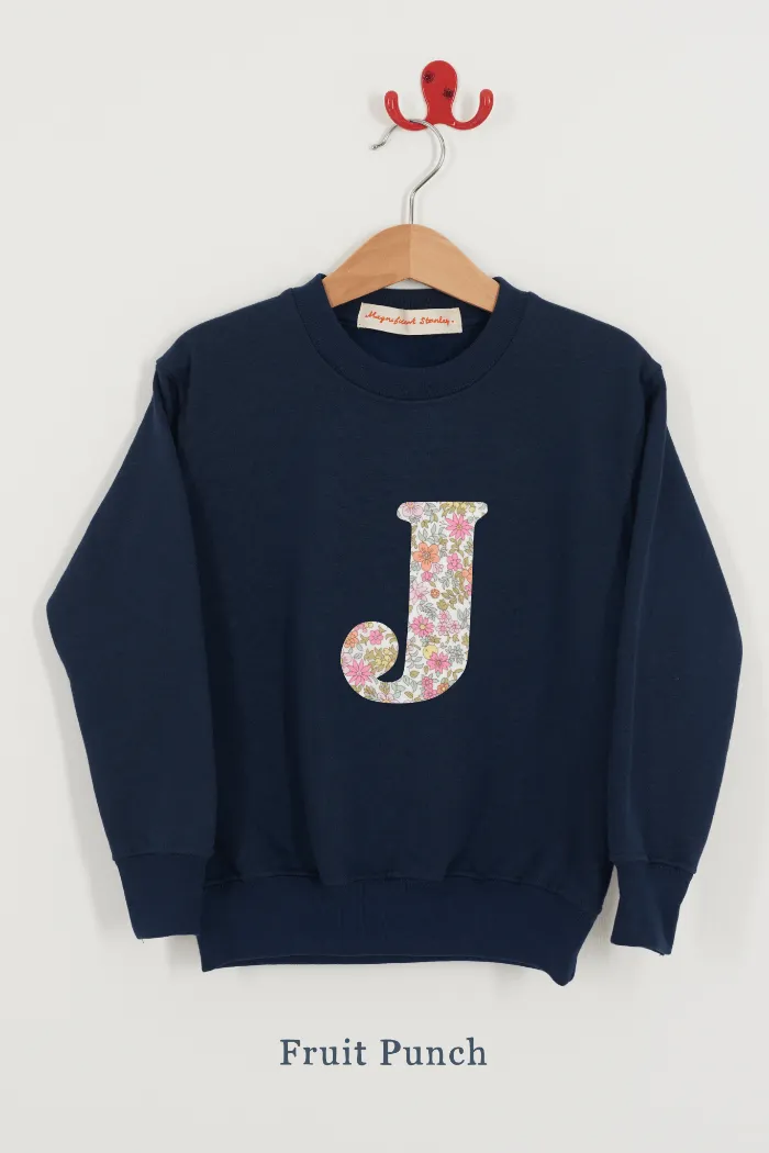 Create Your Own Personalised or Age Navy Sweatshirt