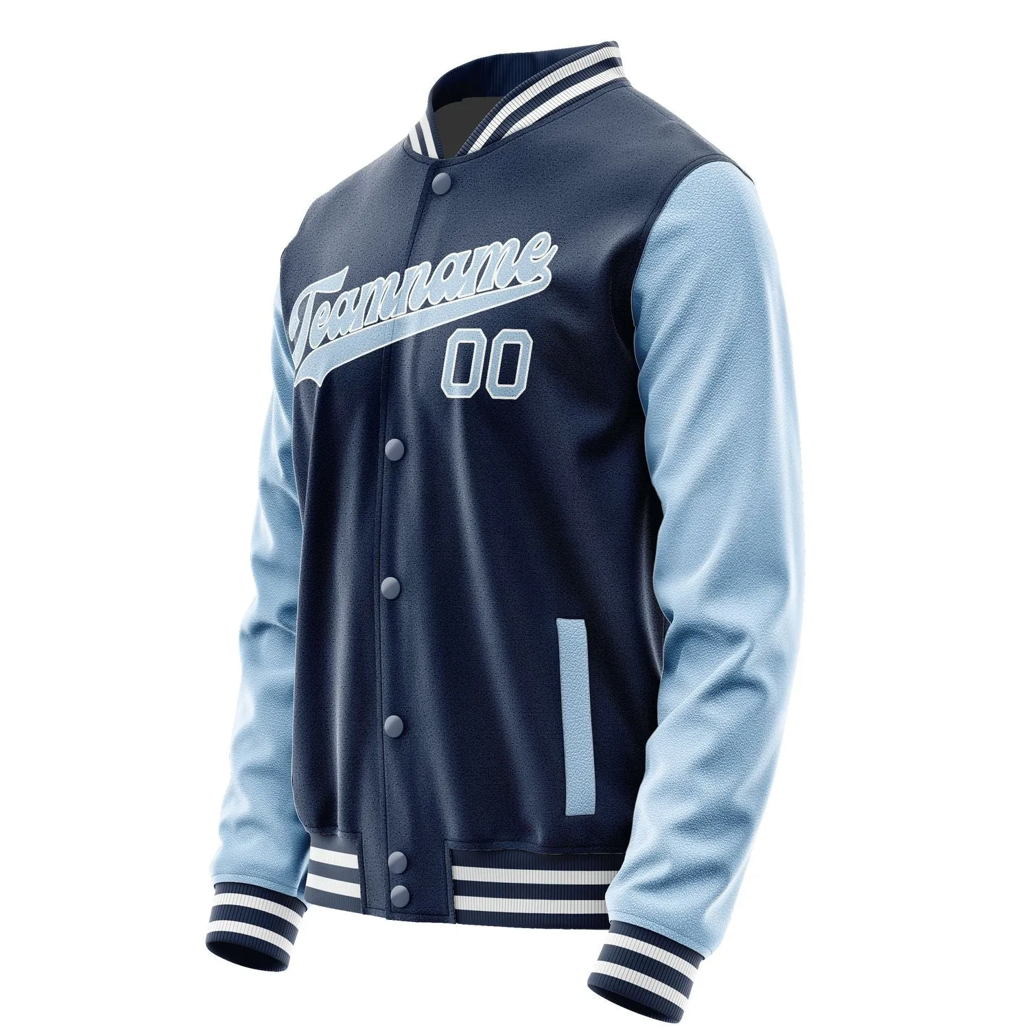 Custom Blue Light Blue Jacket