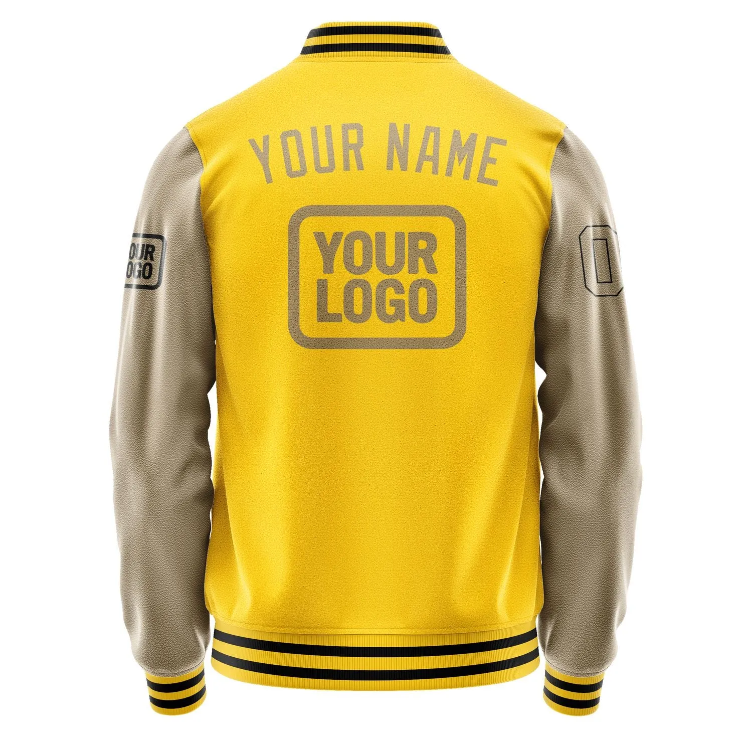 Custom Gold Light Khaki Jacket