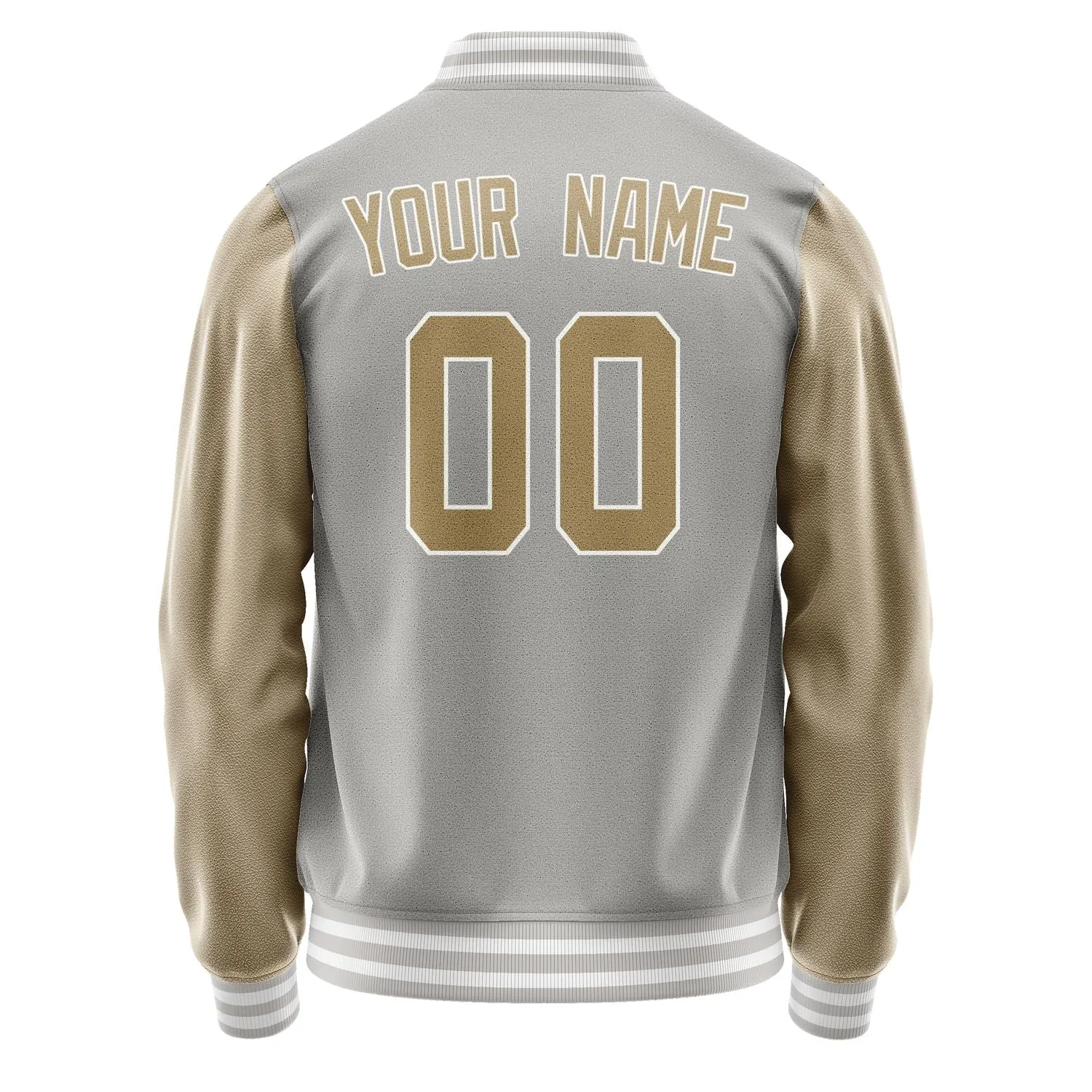 Custom Gray Light Khaki Jacket
