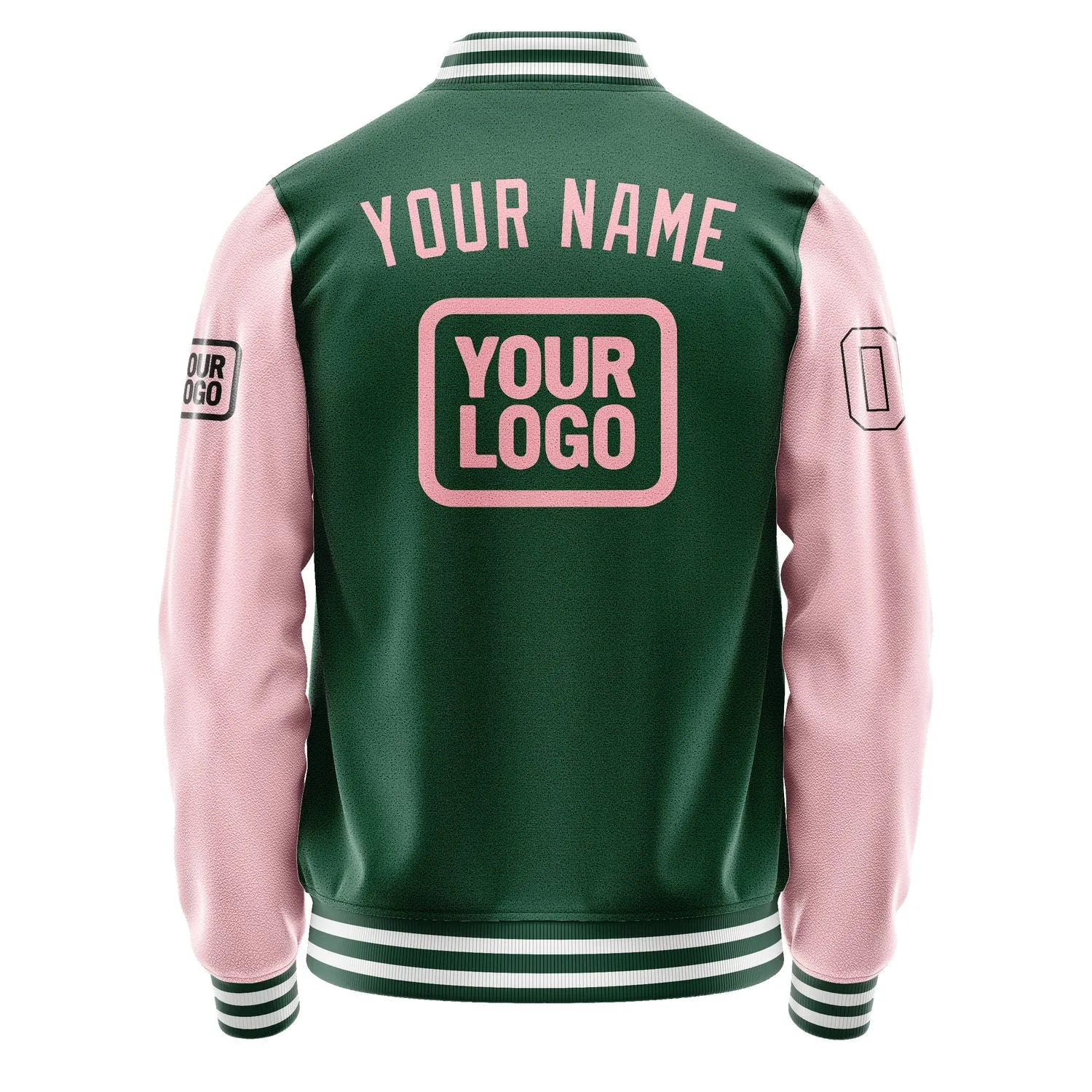 Custom Green Light Pink Jacket