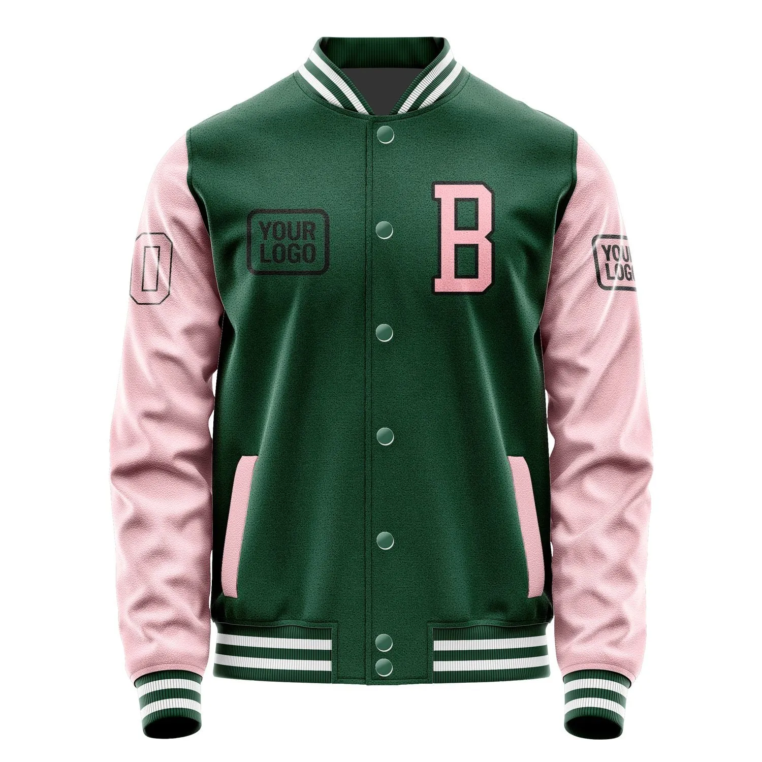 Custom Green Light Pink Jacket