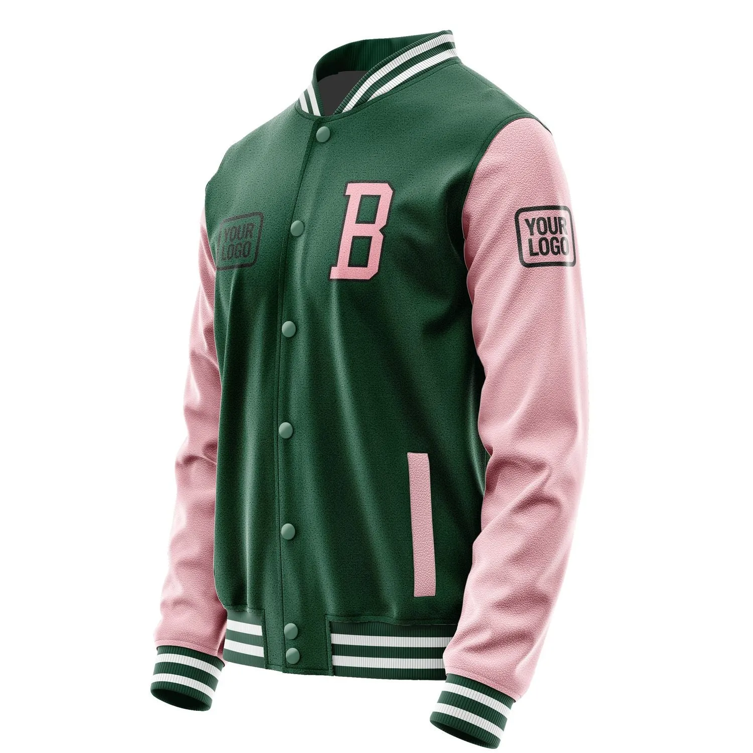 Custom Green Light Pink Jacket