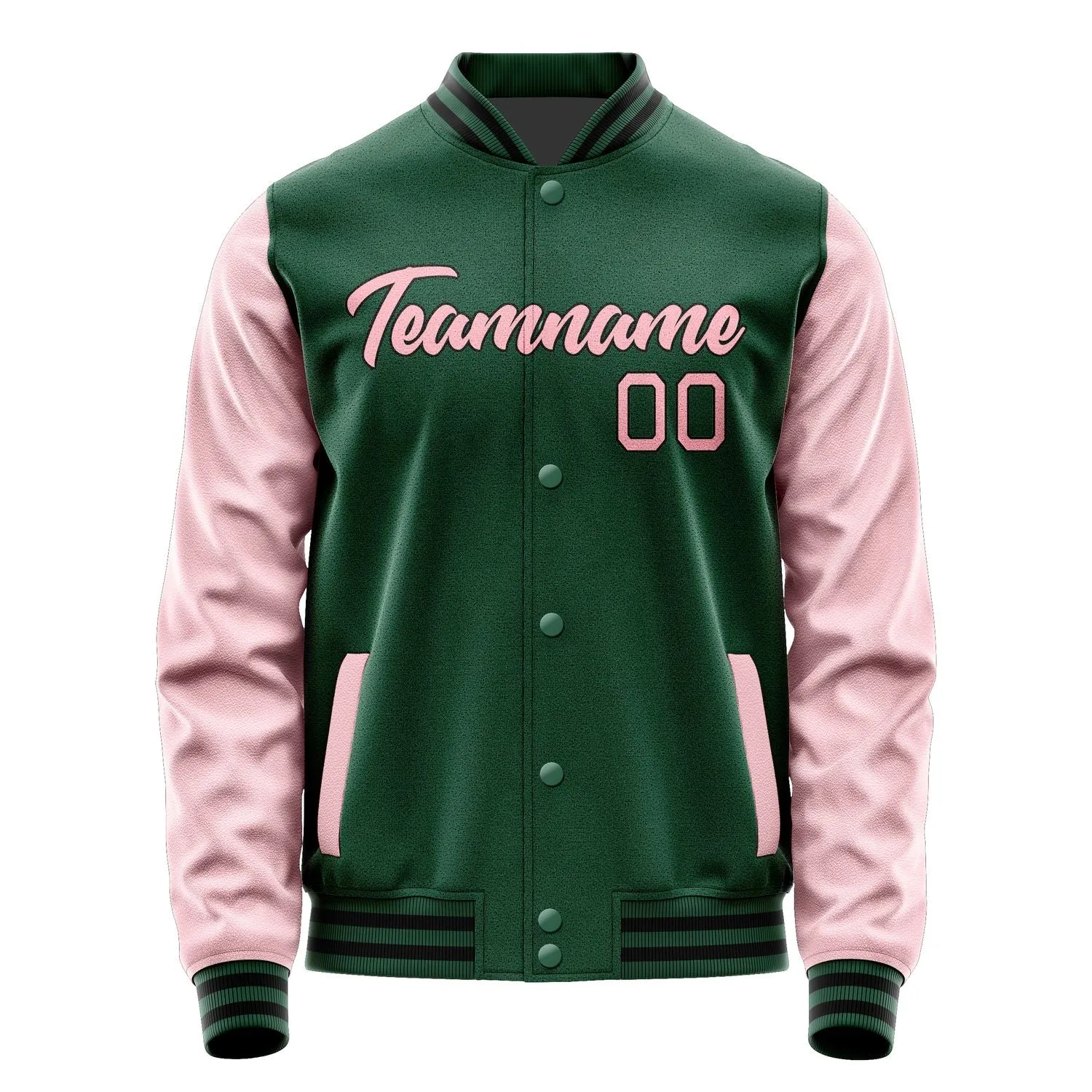 Custom Green Light Pink Jacket