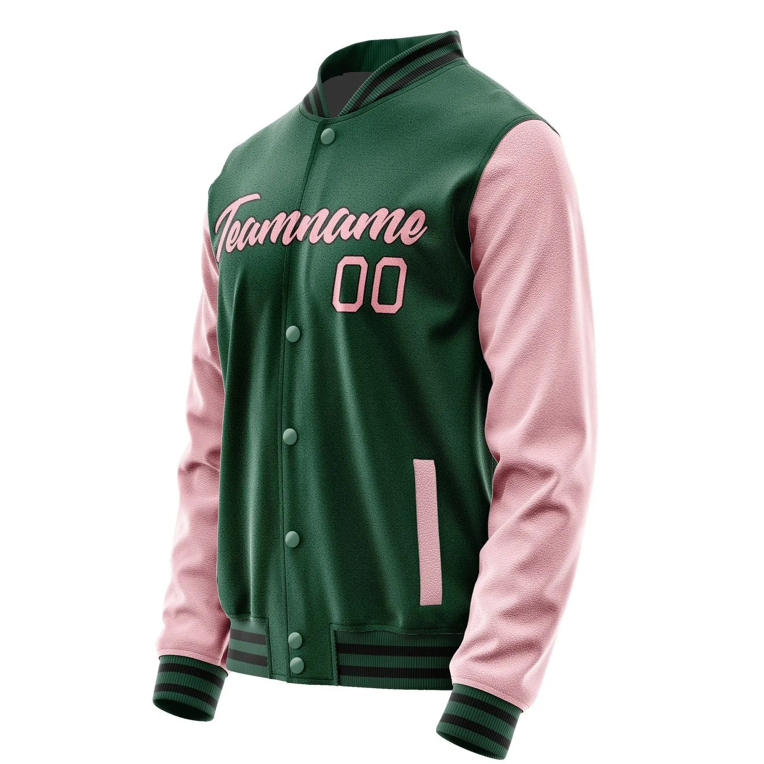 Custom Green Light Pink Jacket