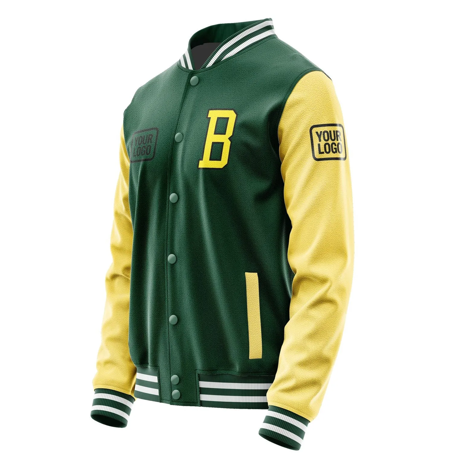 Custom Green Light Yellow Jacket