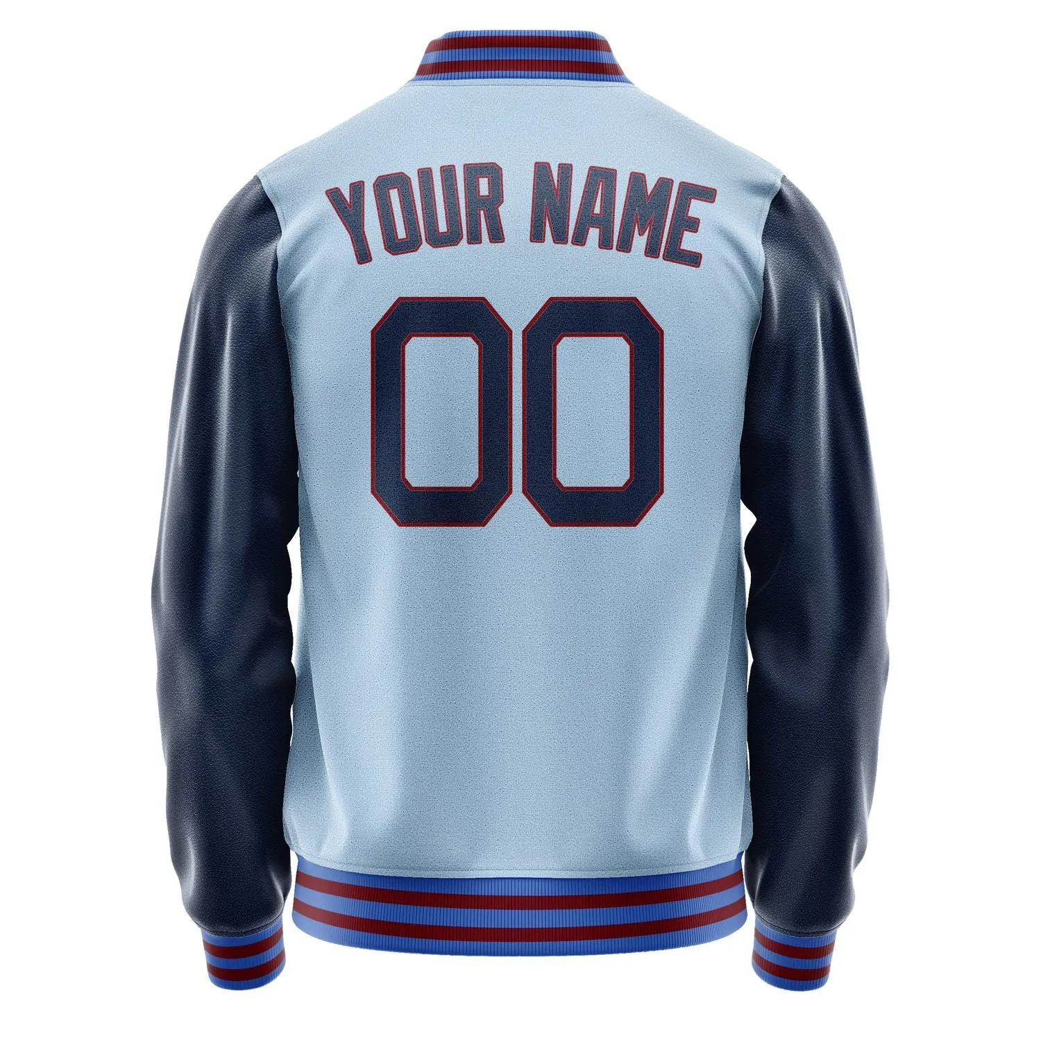 Custom Light Blue Blue Jacket