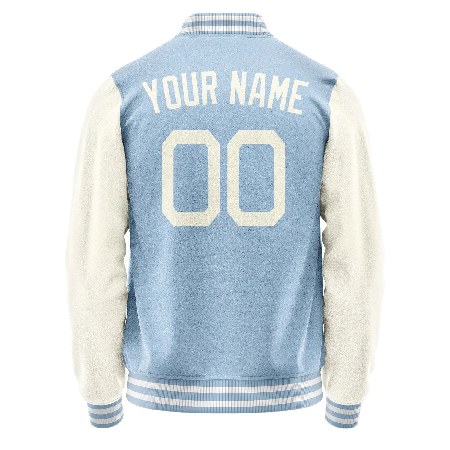 Custom Light Blue Cream Jacket
