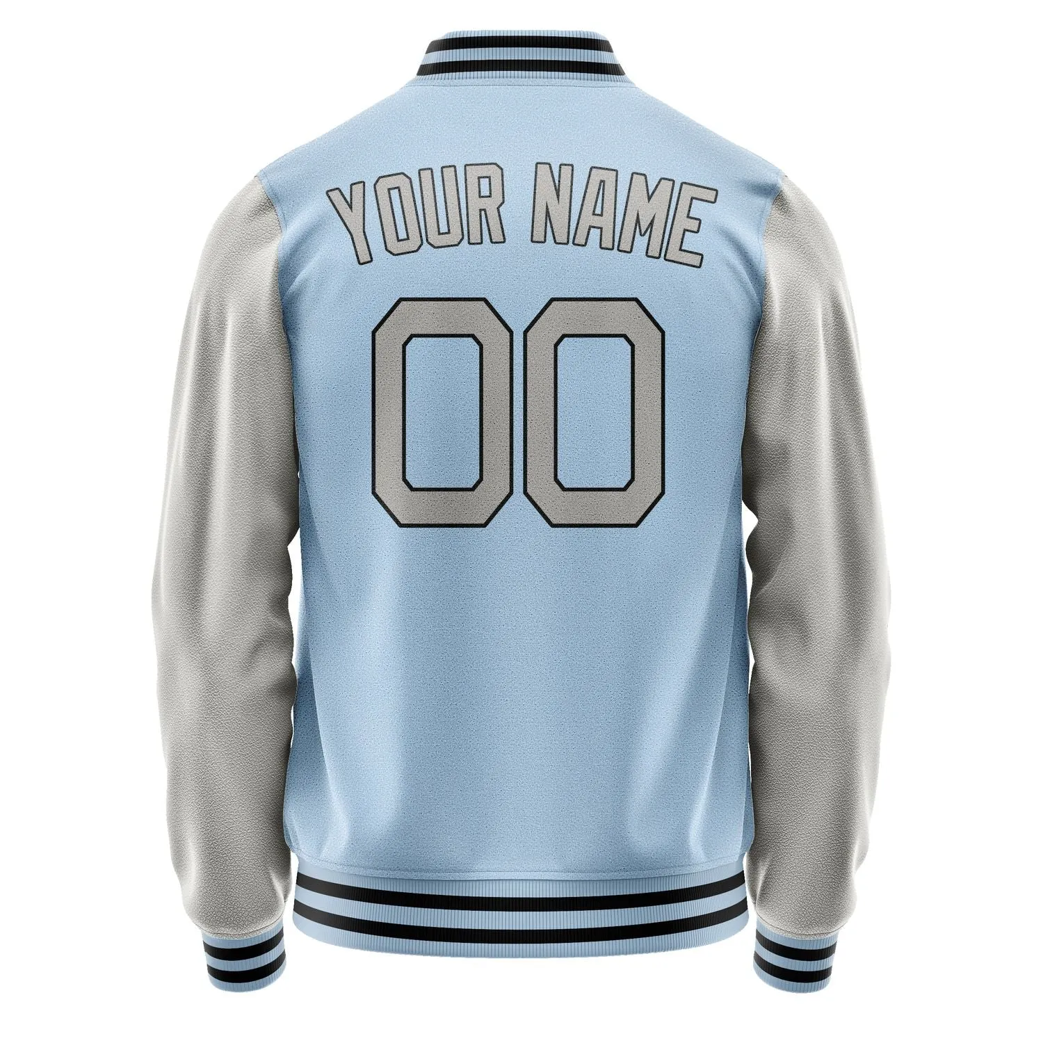 Custom Light Blue Cream Jacket