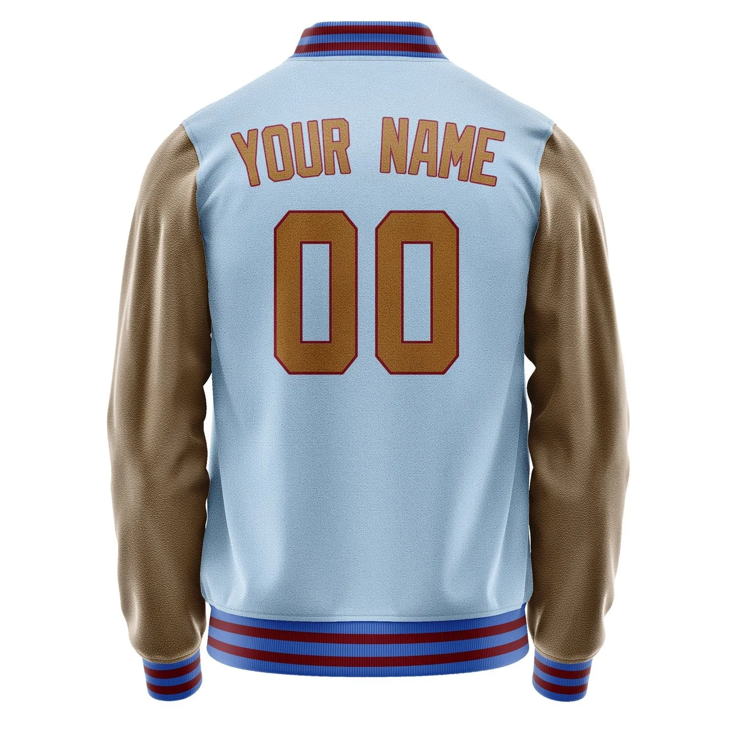 Custom Light Blue Khaki Jacket
