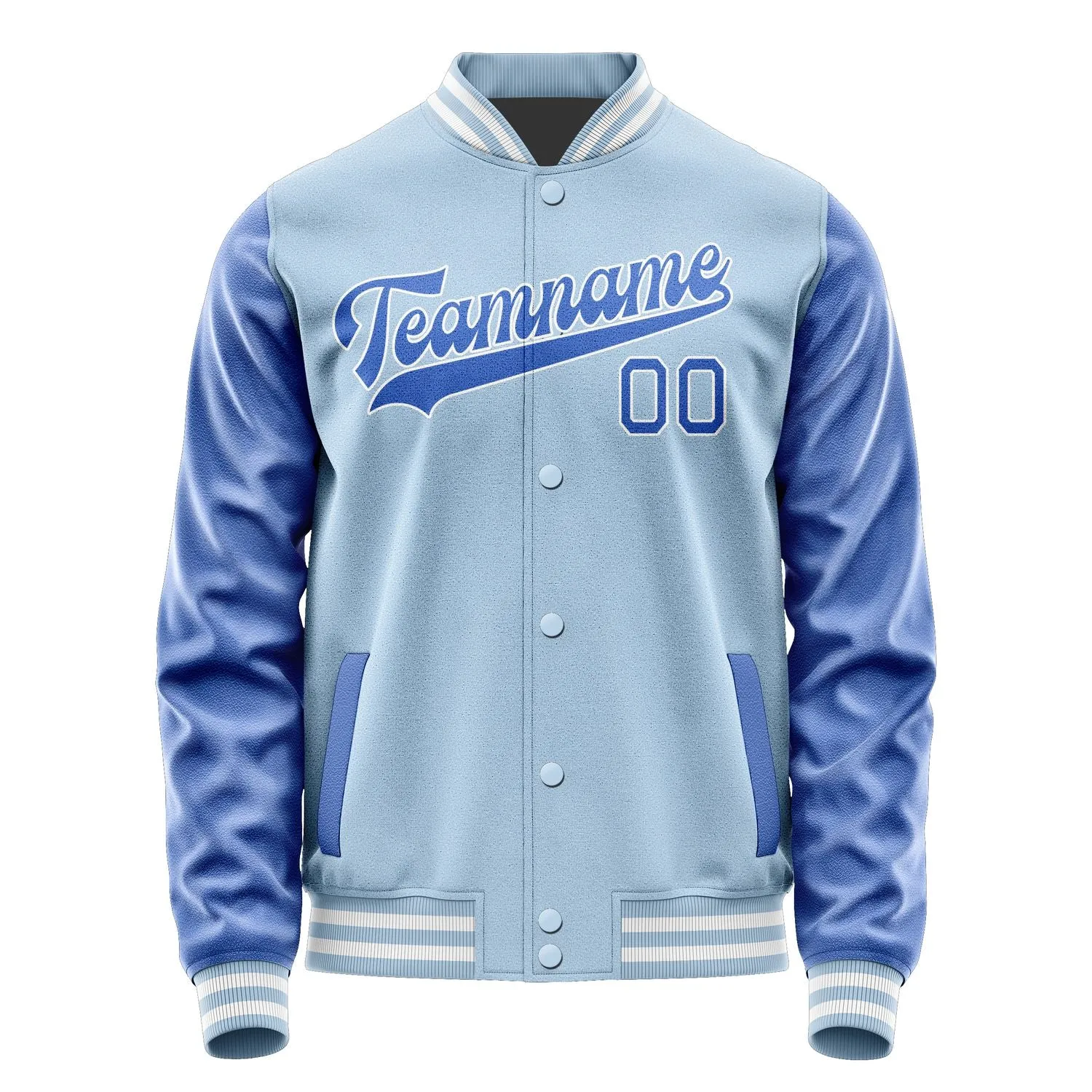 Custom Light Blue Sky Blue Jacket