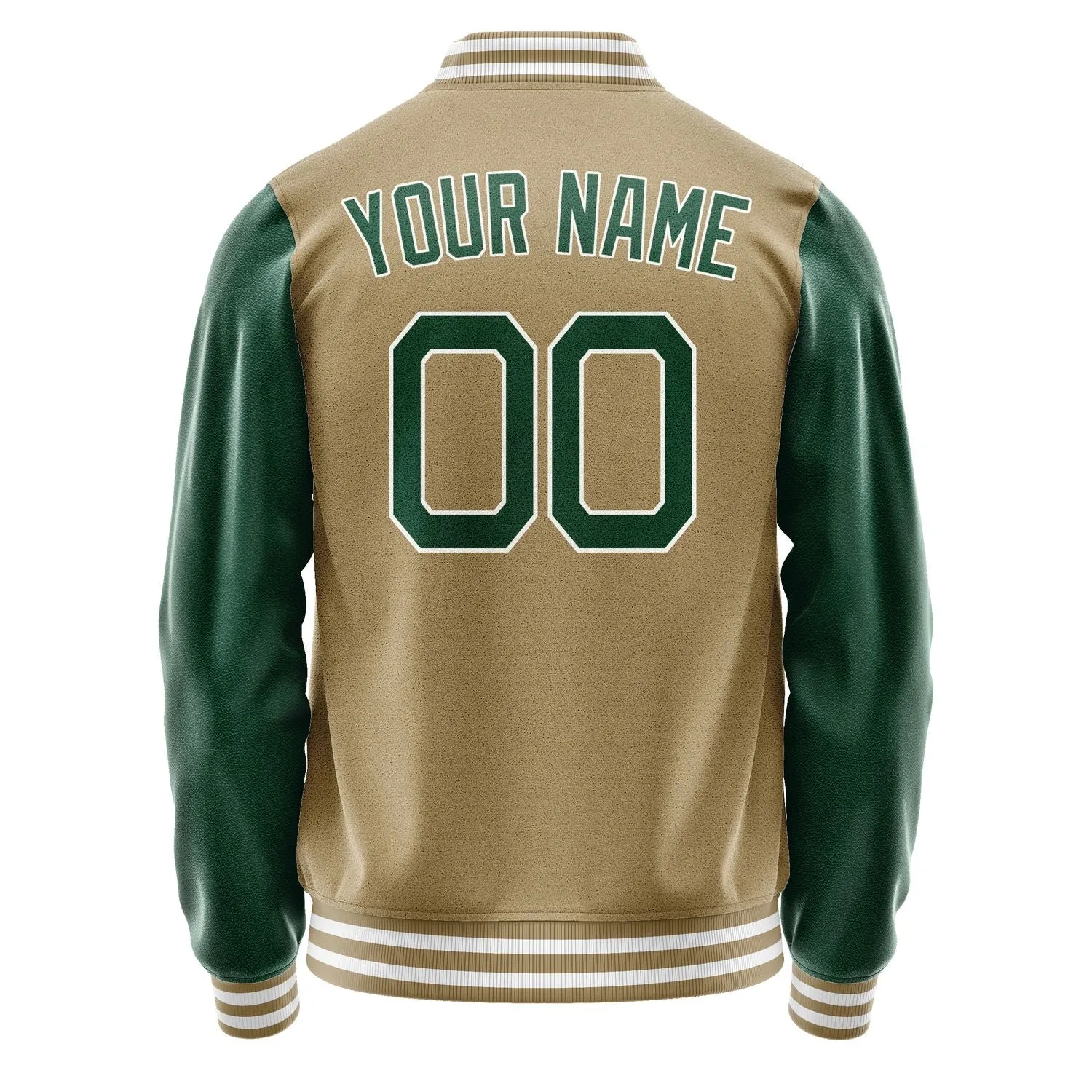 Custom Light Khaki Green Jacket