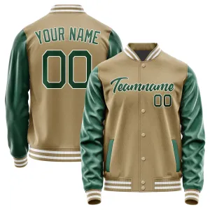 Custom Light Khaki Green Jacket