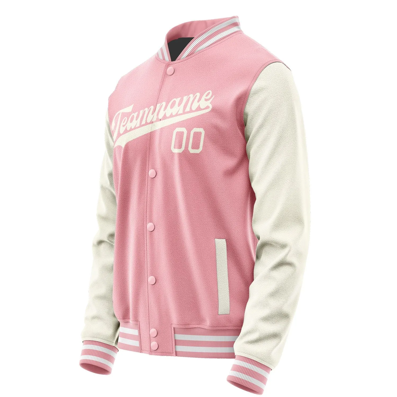 Custom Light Pink Cream Jacket