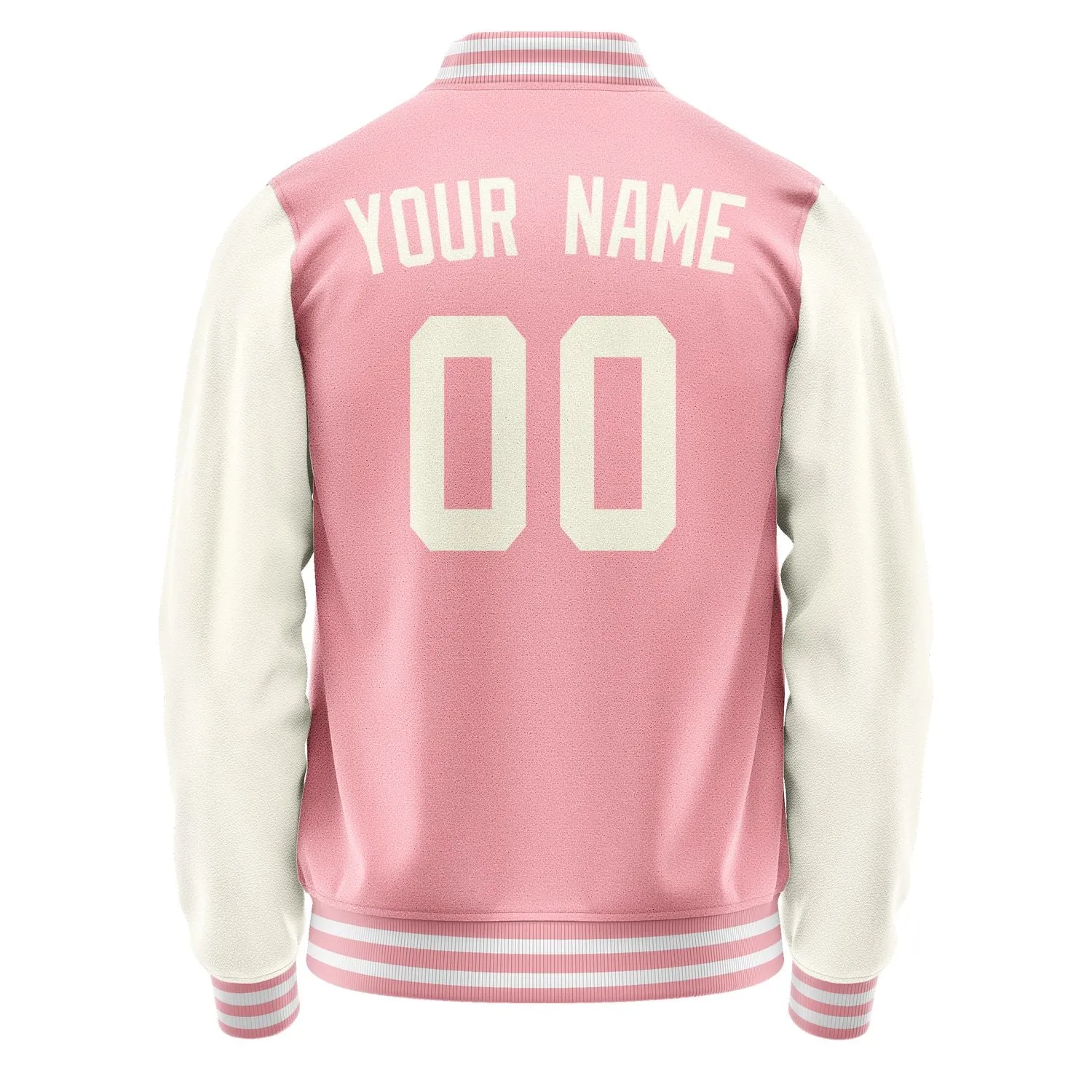 Custom Light Pink Cream Jacket