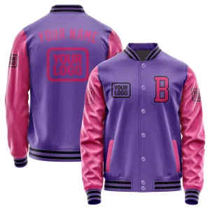 Custom Light Purple Pink Jacket