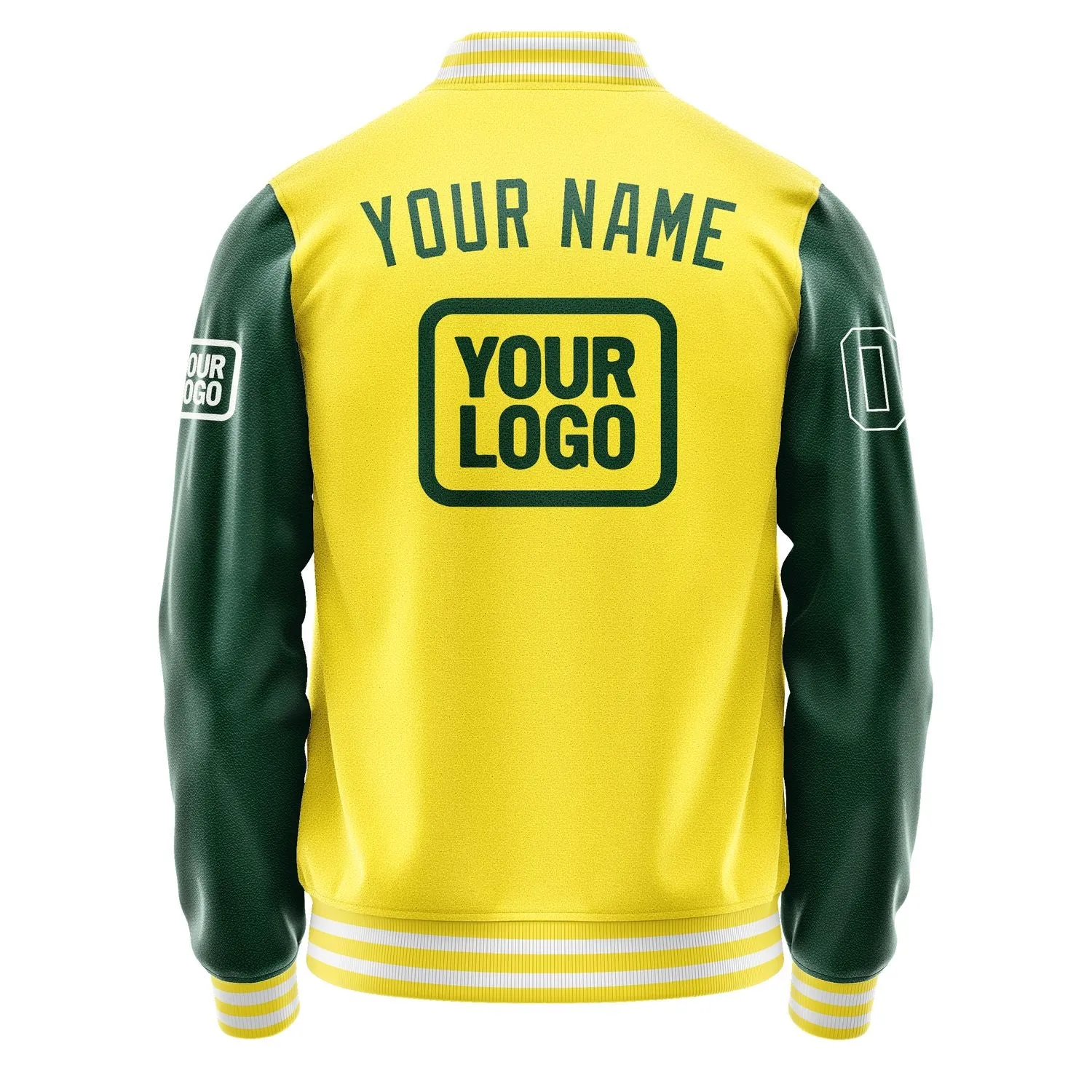 Custom Light Yellow Green Jacket