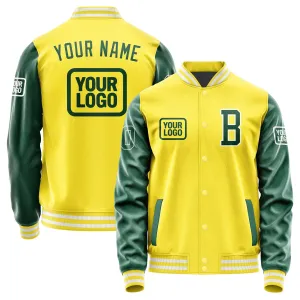 Custom Light Yellow Green Jacket