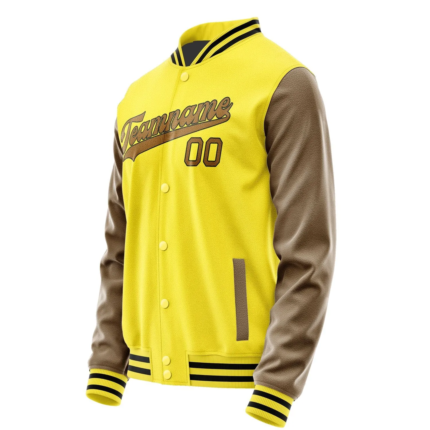 Custom Light Yellow Khaki Jacket