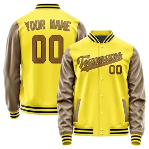 Custom Light Yellow Khaki Jacket