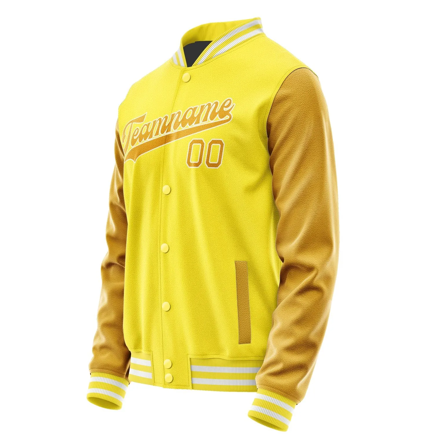 Custom Light Yellow Yellow Jacket