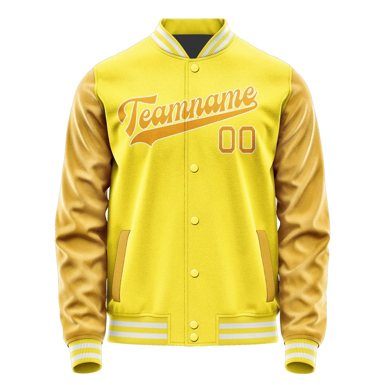 Custom Light Yellow Yellow Jacket