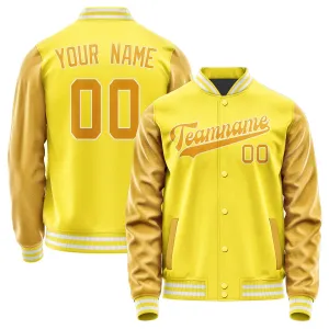 Custom Light Yellow Yellow Jacket