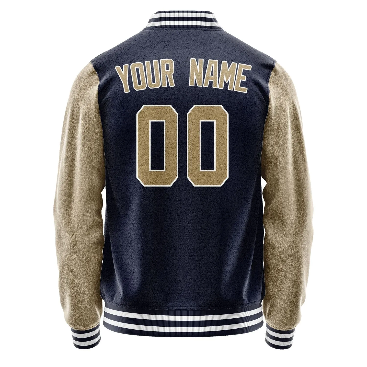 Custom Navy Light Khaki Jacket