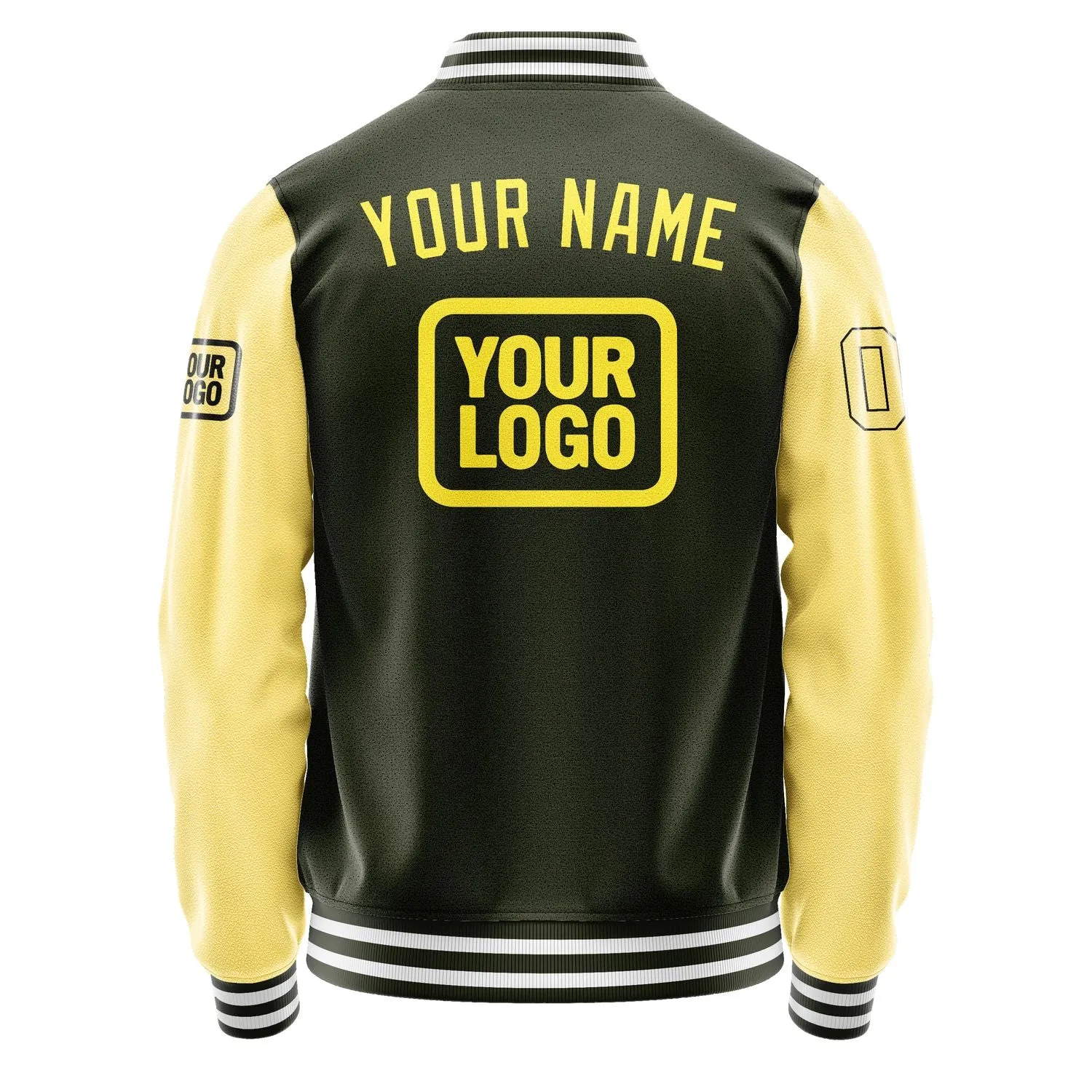 Custom Olive Light Yellow Jacket