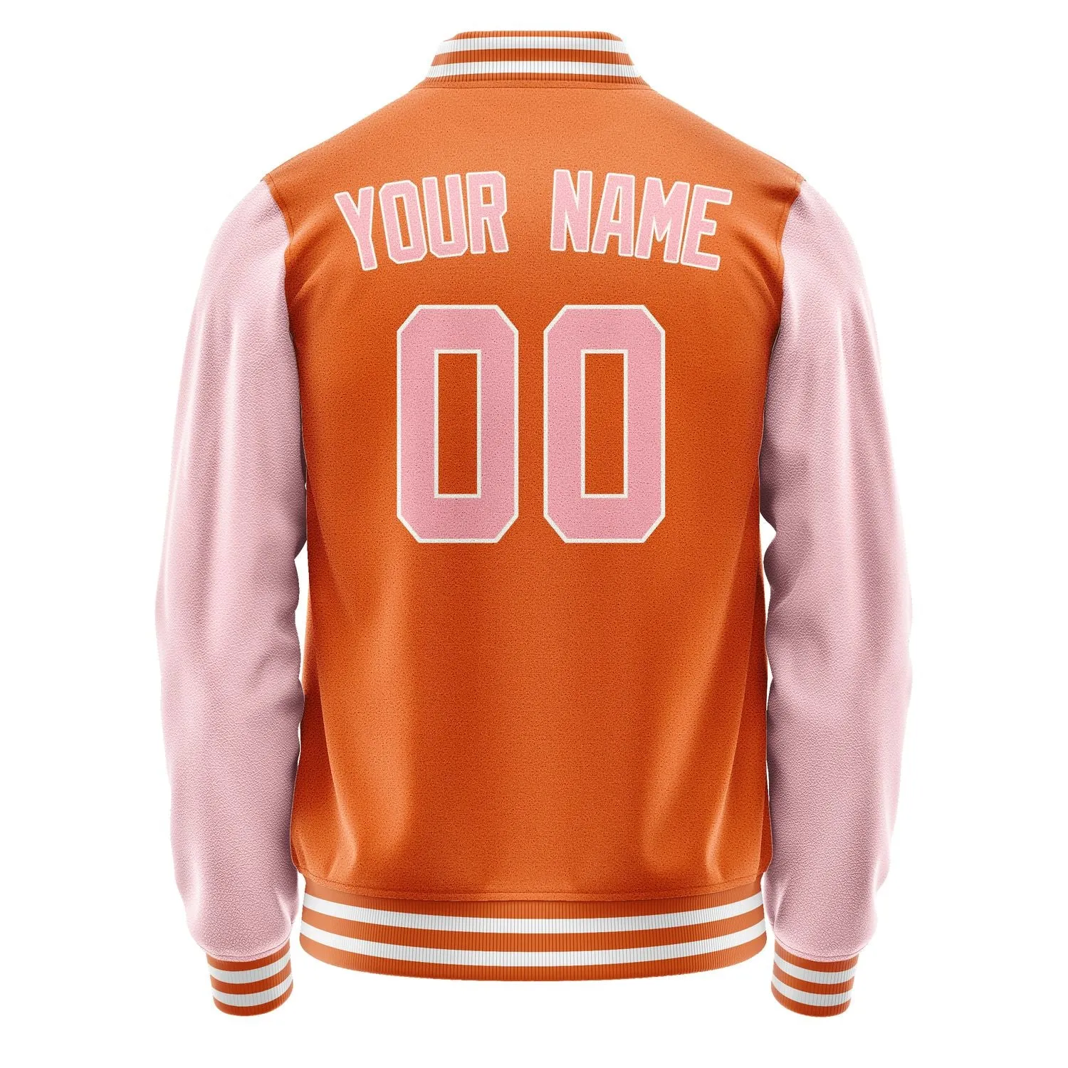 Custom Orange Light Pink Jacket
