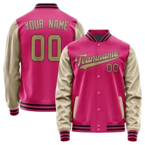 Custom Pink Light Khaki Jacket