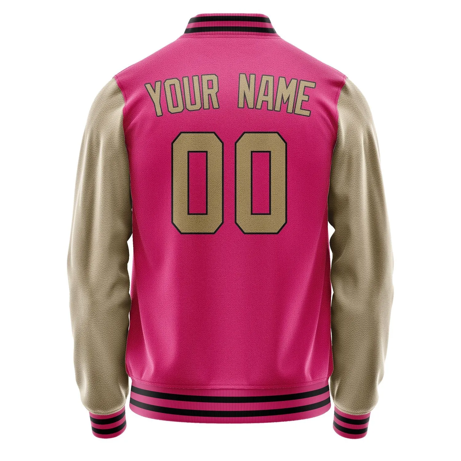 Custom Pink Light Khaki Jacket