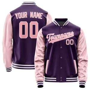 Custom Purple Light Pink Jacket
