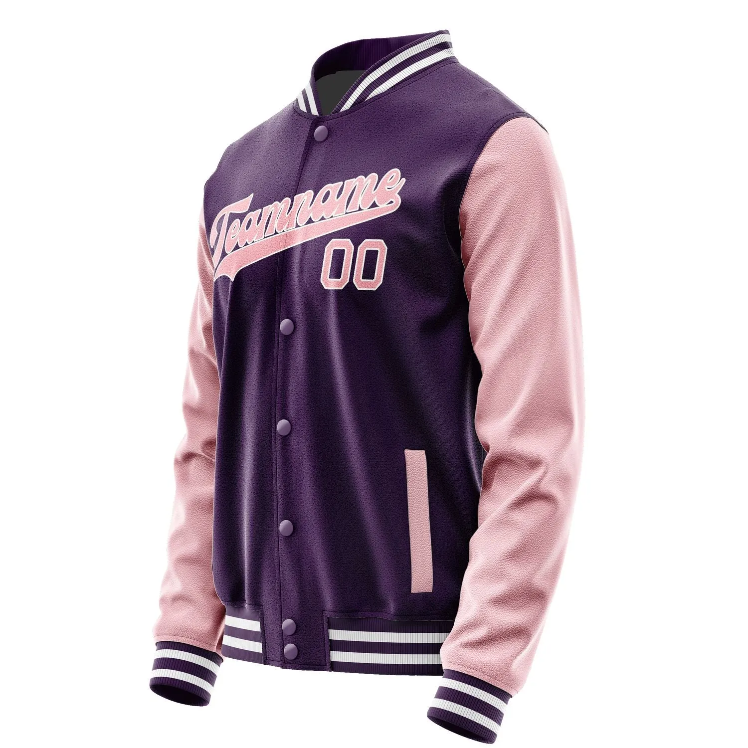 Custom Purple Light Pink Jacket