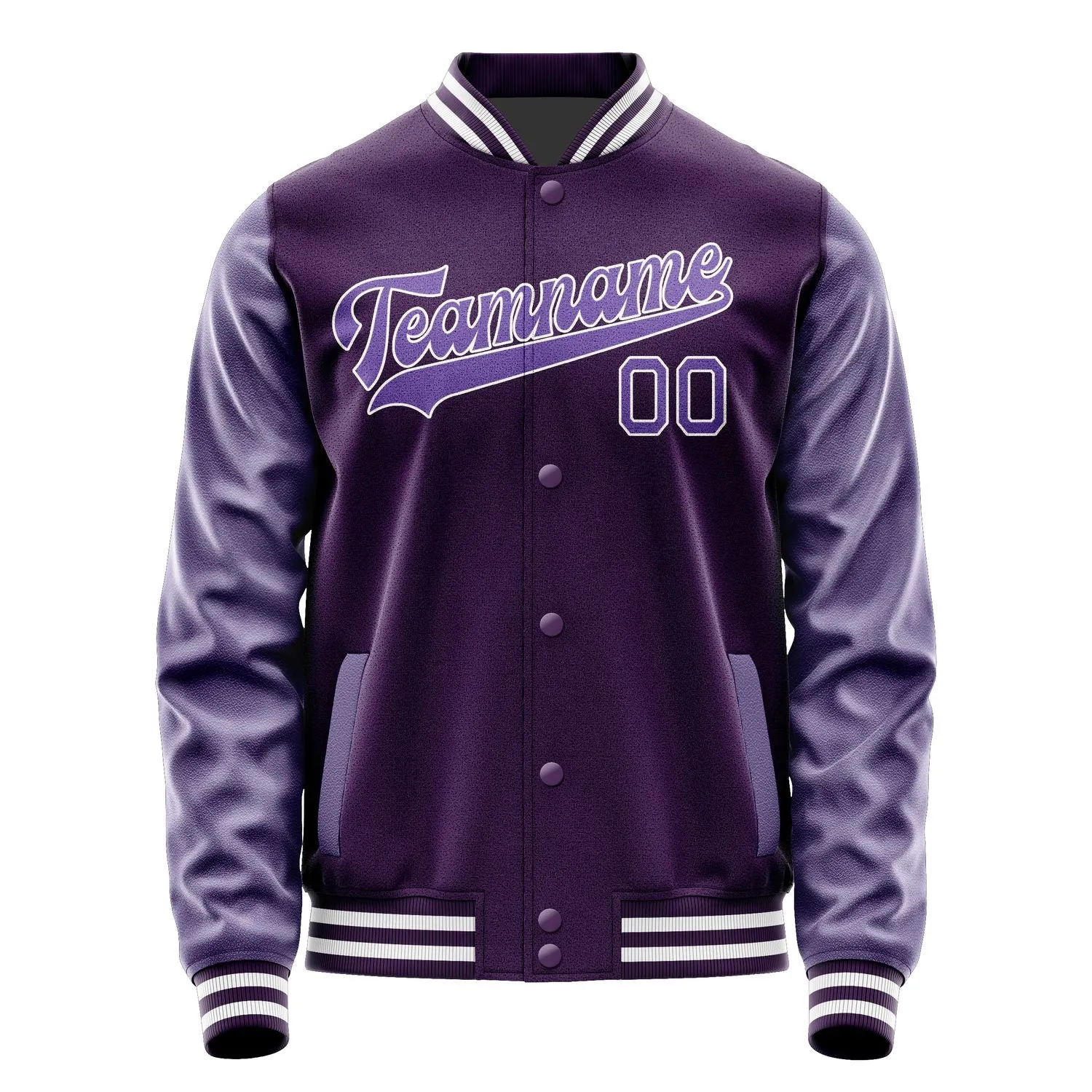 Custom Purple Light Purple Jacket