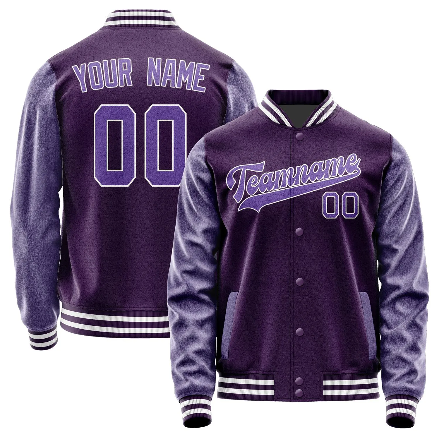Custom Purple Light Purple Jacket