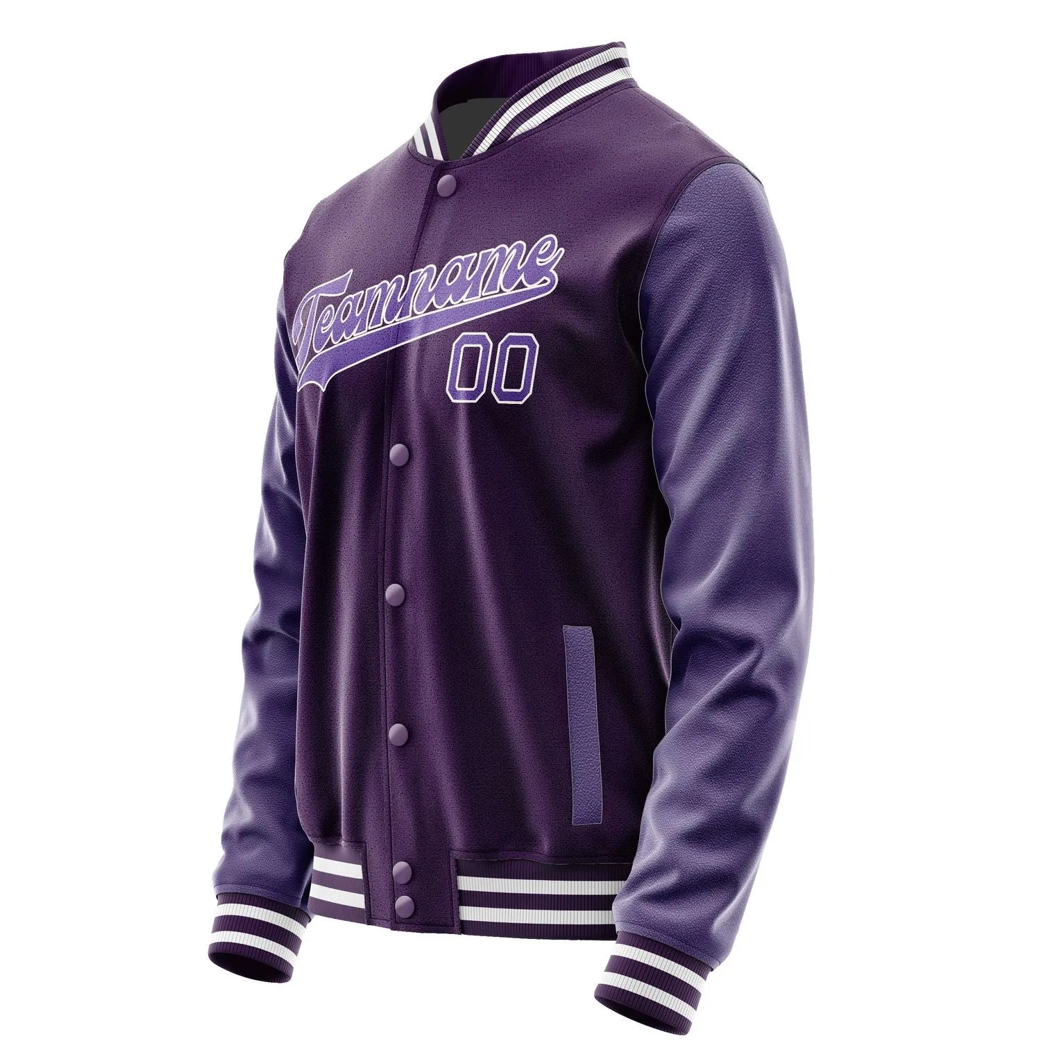 Custom Purple Light Purple Jacket