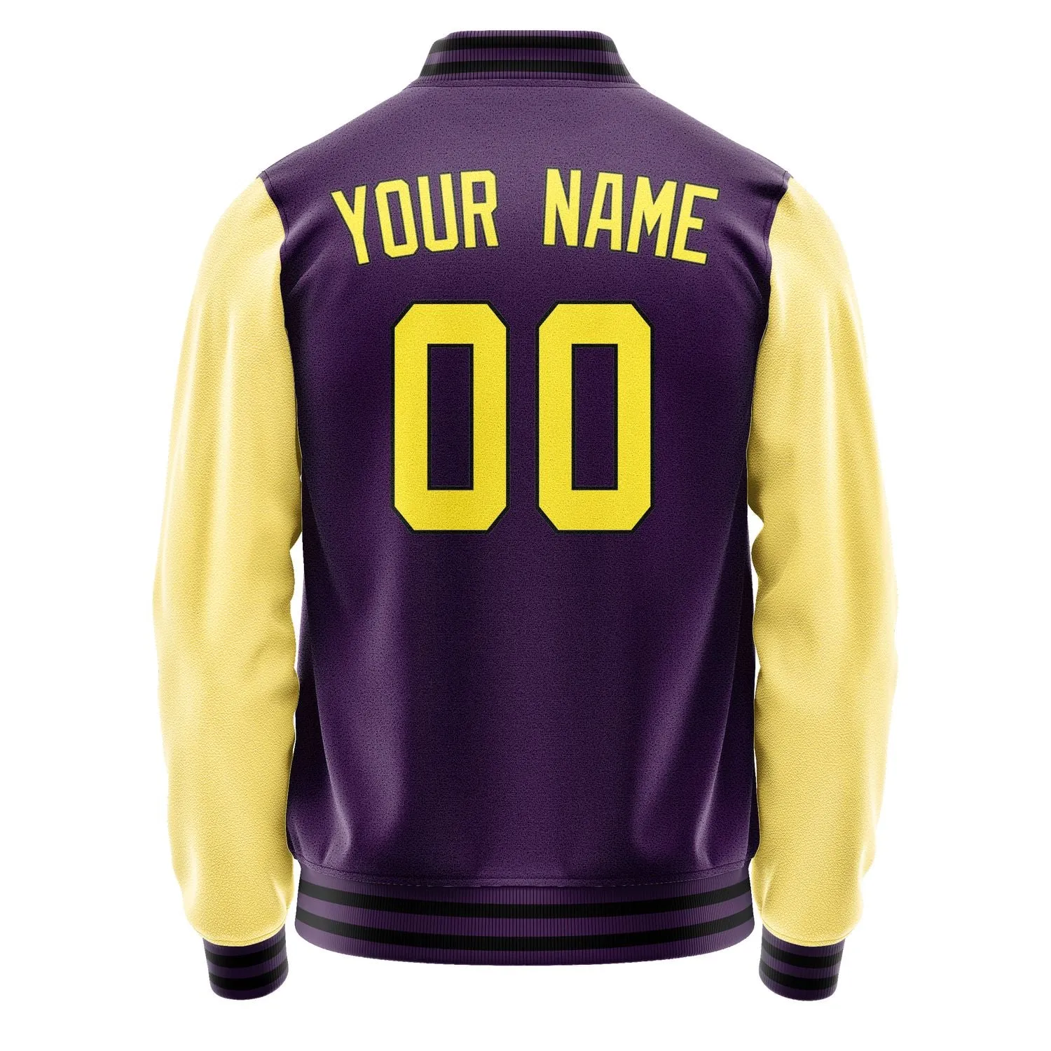 Custom Purple Light Yellow Jacket