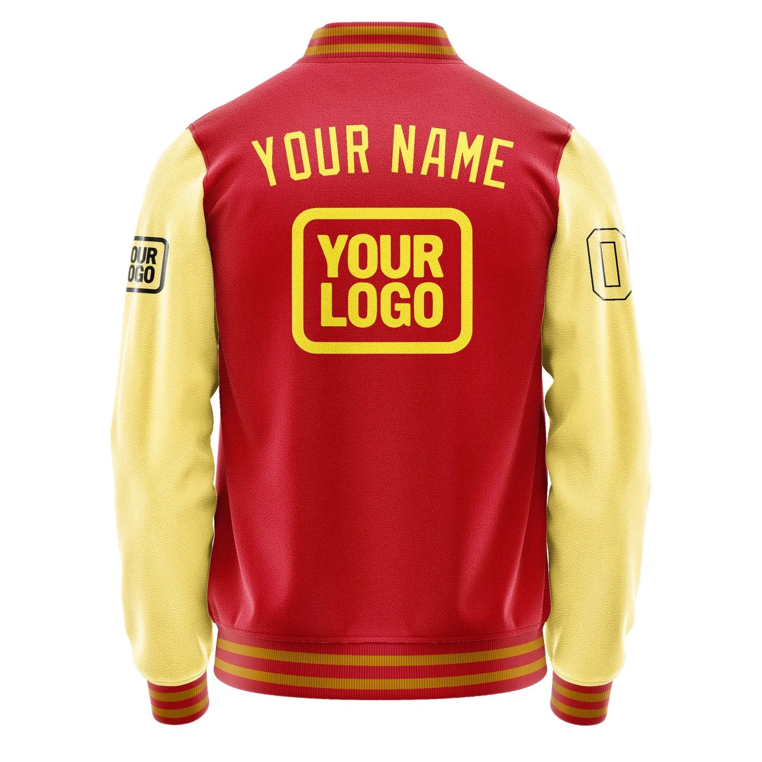 Custom Red Light Yellow Jacket