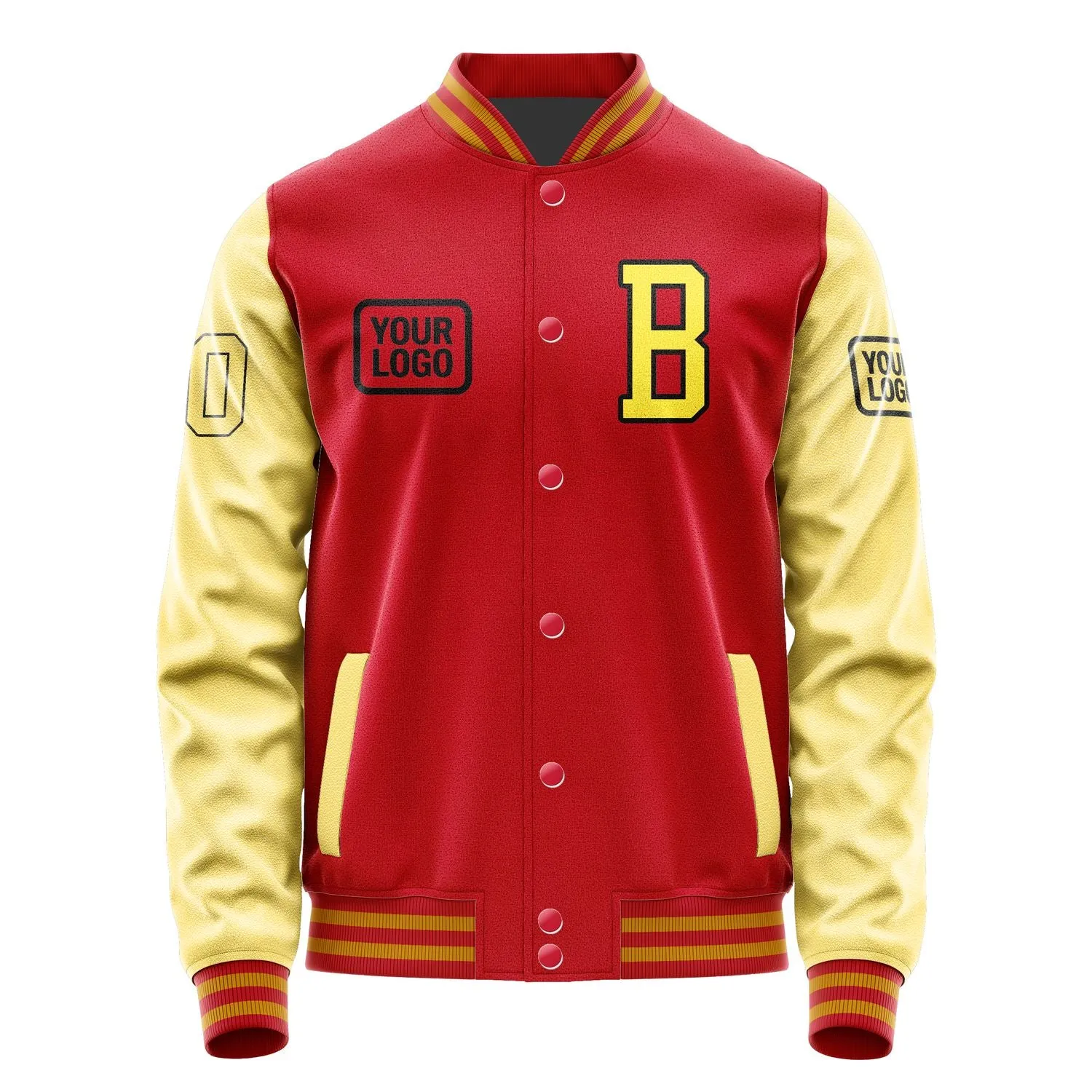Custom Red Light Yellow Jacket