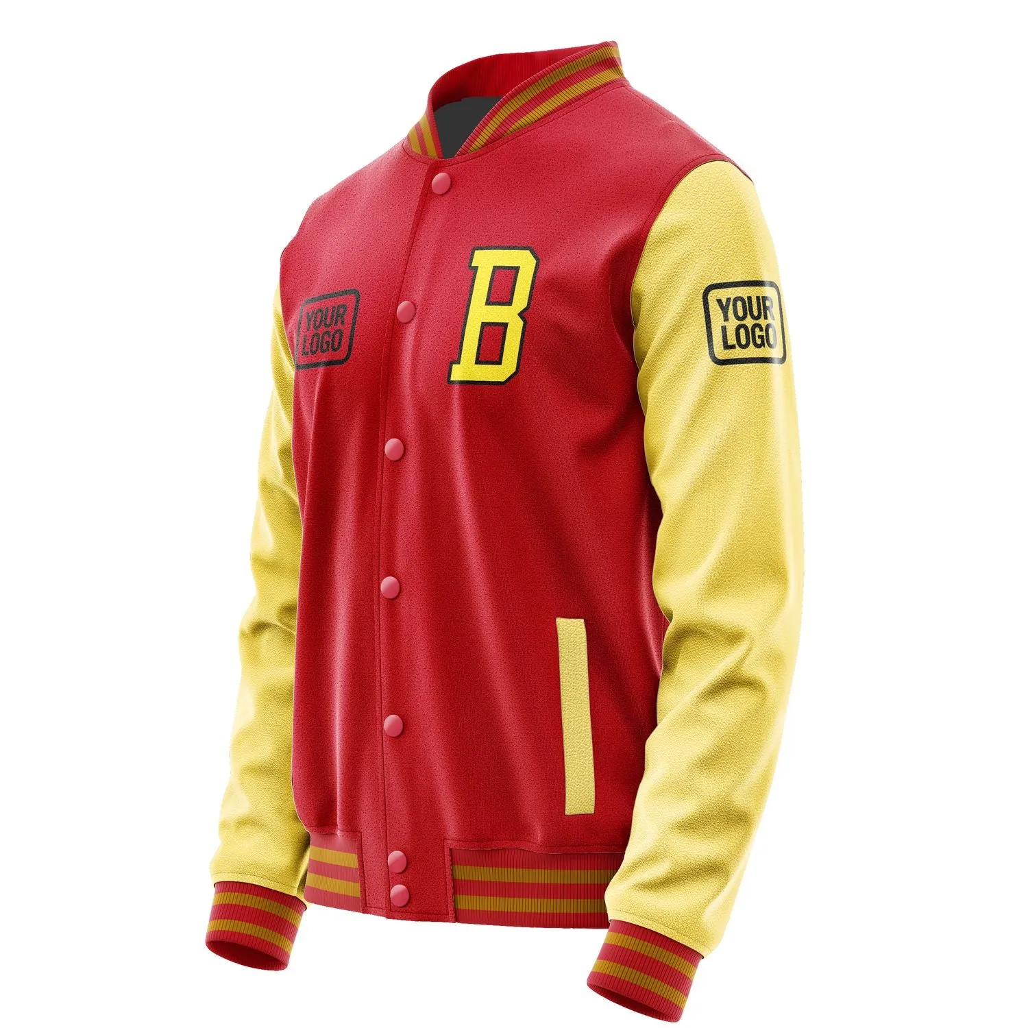 Custom Red Light Yellow Jacket