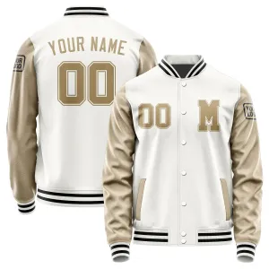 Custom White Light Khaki Jacket
