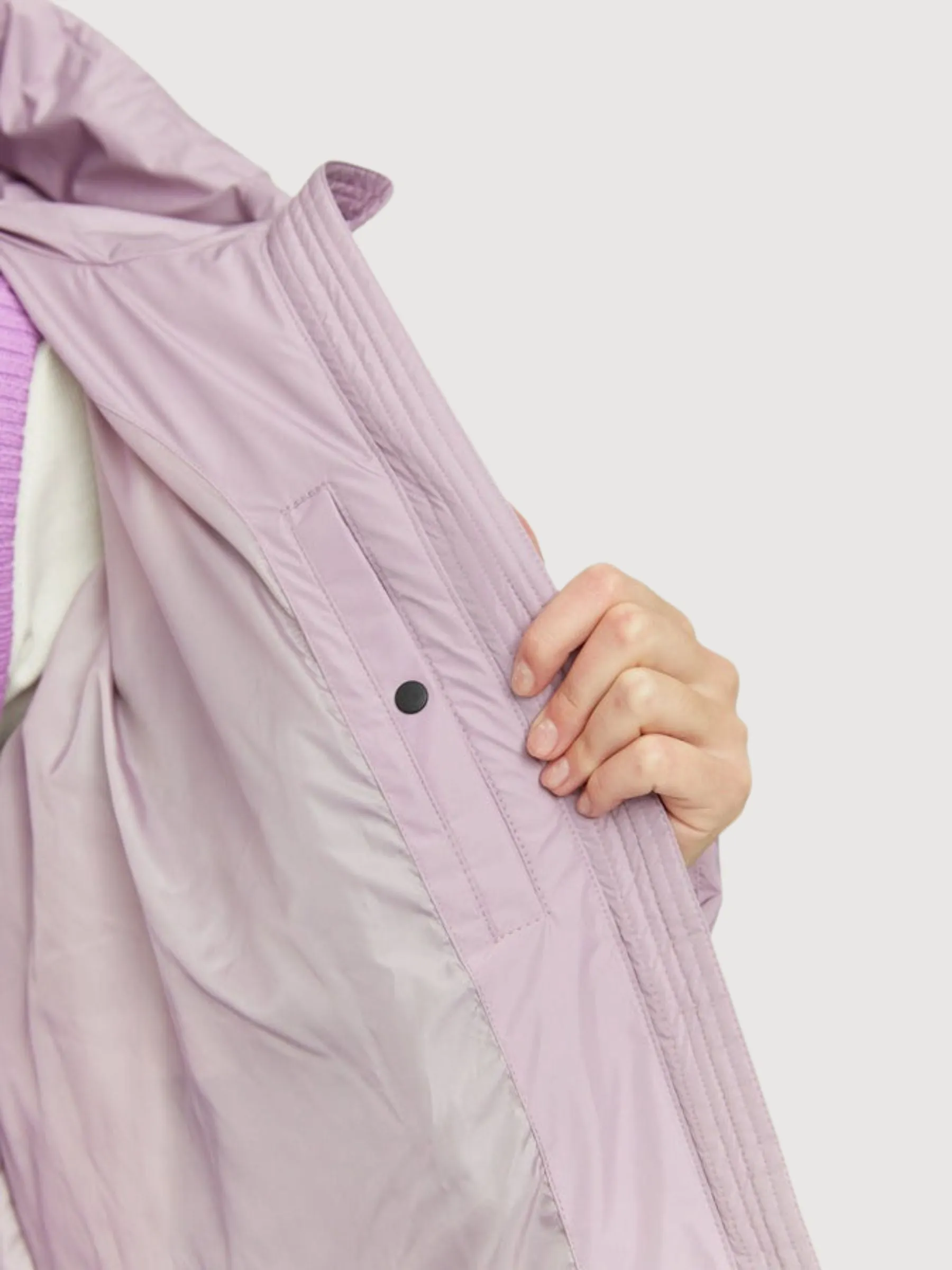 Dana Women Puffer Jacket Light Mauve | Mazine