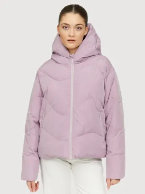 Dana Women Puffer Jacket Light Mauve | Mazine