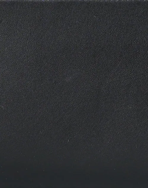 Dash Black Leather Clutch