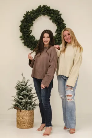 DB Split Decision Sweater in Mocha