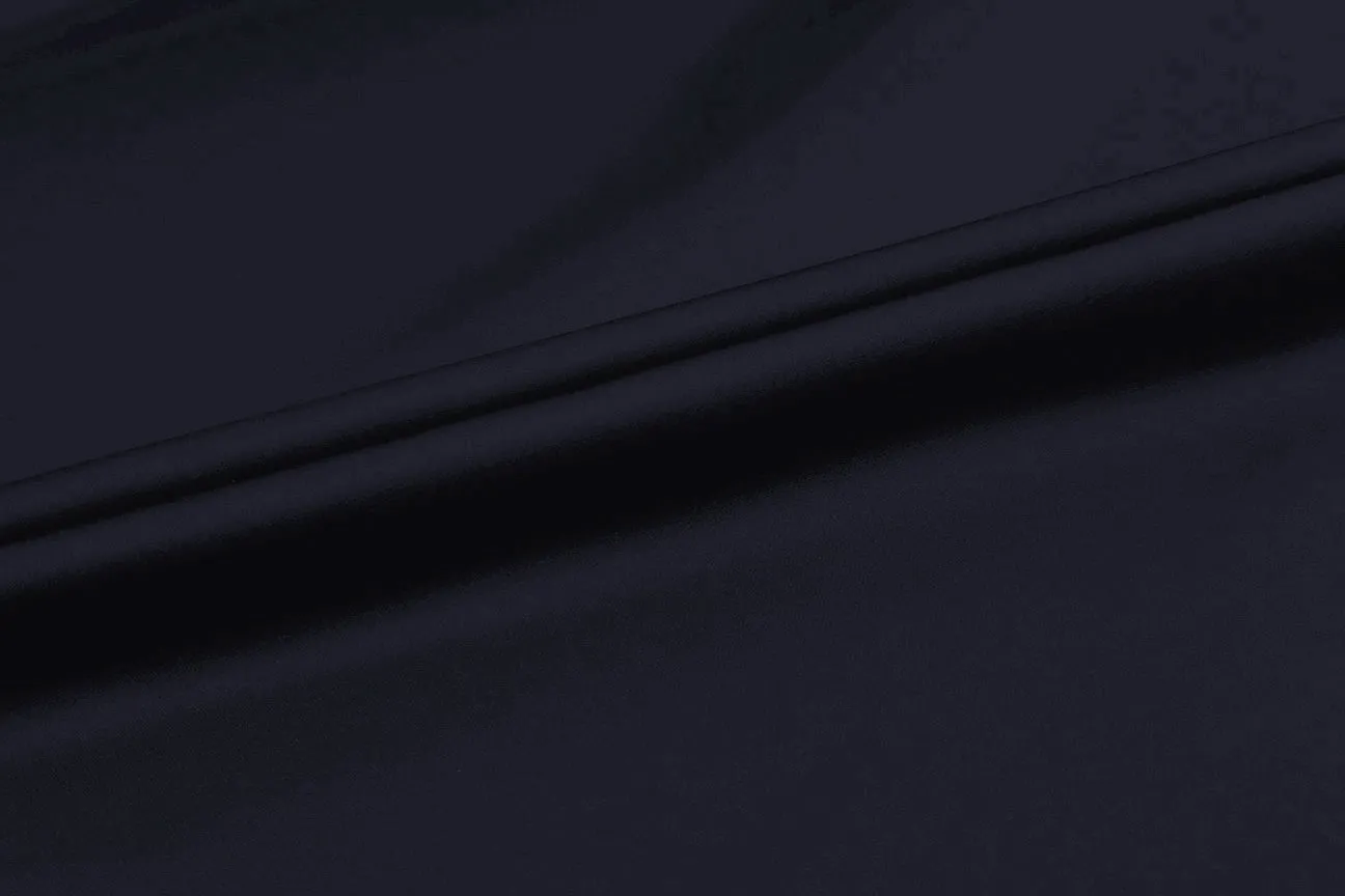 DC: Midnight Dark Blue Duchess Satin